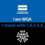Chris Colfer Instagram - #Iatse #wga #writersguildofamerica #sagaftra #screenactorsguild