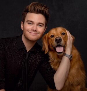 Chris Colfer Instagram - Me with the true stars of the family. Huge thanks to @charlienunnphotography for including me, Cooper, and Fitzgerald in their upcoming charity project! 🐶
