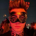 Chris Colfer Instagram - Had a real SCREAM at the #HalloweenKills premiere last night. (Actually, several screams!) Why can’t every premiere be a costume party? Thank you @charles_dujic for the purrrfect hair.