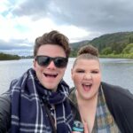 Chris Colfer Instagram - Happy Birthday to the woman most likely to post my bail in the future. Love you @axemefink! 🥳 Loch Ness, Highlands, Scotland!!