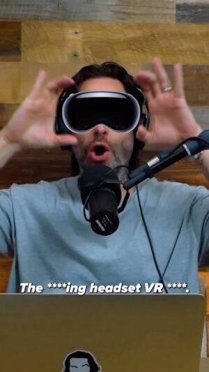 Chris D'Elia Instagram - What we think about the new Apple VR headset hmmm?? New episode out now click the link in my bio!