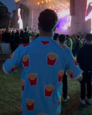 Chris Hughes Instagram - Remembering the legend @carolineflack 💙🥹 and what an amazing event @flackstock, raising so much money for amazing charities! Fitting final song! Thanks @mcdonaldsuk for the special invite x