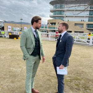 Chris Hughes Instagram - The perfect suit for St. Patrick’s Day ☘️

@houseofcavani have had me covered for the whole festival! I’ll be wearing more styles for this years Grand National. If you’re needing a suit use my code ‘HUGHES20’ for a discount 🫶🏽🐎 ad