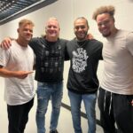 Chris Jericho Instagram - Kicking it with @actionandretti, @dantemartin612 & @dariusmartin612 on @talkisjericho NOW! #TopFlight & #ActionAndretti talk about putting together the best live TV match Ive ever seen against @hijodelvikingoaaaoficial, @komandercrguevara & @penta_zero_miedo on #aewRampage, their friendship and chemistry inside & outside of the ring, how their trios team came together, and what they hope for their collective future in @AEW. They also talk about “The Lads,” working with @tobemiro and @thecjperry, The Young Bucks and the Blackpool Combat Club, Action tells his side of his huge upset win against #TheOcho in Garland, TX, their experiences in pole vaulting, diving and indie wrestling, Dante’s serious ankle injury, having a blast on the @jericho_cruise and more on @spotify, @stitcherpodcasts & @itunes NOW! @siriusxmoctane @siriusxmfightnation Top Flight