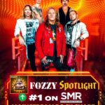 Chris Jericho Instagram - We are so excited to see #Spotlight hit the TOP of the #SMR Mainstream Rock Charts! This is @fozzyrock’s FIRST NUMBER ONE and we could not be more proud!! See everybody NEXT WEEK in the UK! Tix and VIPs still available for most gigs at fozzyrock.com! @iheartradio
