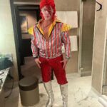 Chris Jericho Instagram - Ready for tonight’s @fozzyrock cover set on the @jericho_cruise!!! @davidbowie #AlladinSane The High Seas
