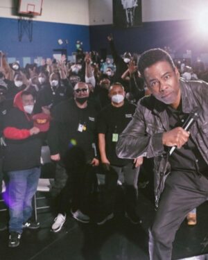 Chris Rock Instagram - Thursday was one of the best gigs so far. I did a show for the great people at the Midnight Mission in Los Angeles. 

Since 1914, The Midnight Mission has been offering paths to self-sufficiency to individuals and families in need. Their extensive range of essential services, including 12-step recovery, education, job training, and work programs, are designed to get people off the streets and into productive lives. The Midnight Mission knows the important difference between a hand-up and a hand-out. Every day, with your support, they help people turn their lives around and thrive.

To donate, please check out their website www.midnightmission.org