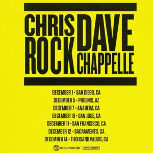 Chris Rock Instagram - new dates added.. I’ll see you there @davechappelle @livenationcmdy