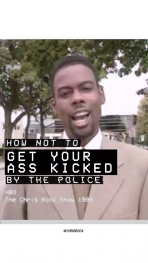Chris Rock Instagram - Today’s Public Service Announcement.