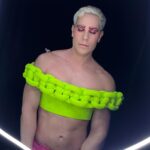 Christian Chávez Instagram - Fruit loops 🍉 🍌 🍎 Diseño : @pablo_palomeque_ Mua: @makeupbyponcho Foro Sol - Ciudad De Mexico