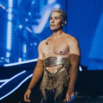Christian Chávez Instagram - Obsessed with my corset @pablo_palomeque_ 🤩 📸 @frescolns #rbd San Jose, California