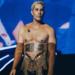 Christian Chávez Instagram - Obsessed with my corset @pablo_palomeque_ 🤩 📸 @frescolns #rbd San Jose, California
