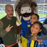 Christina Milian Instagram – Who’s house?! RAMS HOUSE! Last night was a success for the home team @rams!! Had to take a quick pic with RAMPAGE! 🐏 #WinnerWinner #ramshouse #Larams