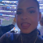 Christina Milian Instagram – Who’s house?! RAMS HOUSE! Last night was a success for the home team @rams!! Had to take a quick pic with RAMPAGE! 🐏 #WinnerWinner #ramshouse #Larams