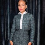 Christina Milian Instagram - Honored to bring the Holiday Spirit to life in Paris. 🪄❤️🎄 Sincerely, Godmother of the Saint Honoré Committee lighting ceremony.. (Me?! I can’t believe it?!) @comitefaubourgsainthonore 📸: @stephanetasi Wearing: @majeparis #christmaslights #lightingceremony #paris ##christmasinparis #holidayspirit #alliwantforchristmasisyou Paris, France
