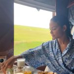 Christina Milian Instagram - A whole new world.. with you. 🚃❤️ @vsoetrain My 𝑙𝑜𝑣𝑒 wins the award of voyage to the most unexpected places to make amazing memories. I’m always filled. Thank you @mattpokora 🥹 one of the best birthday gifts. #orientexpress #florence #italy #paris #bonvoyage