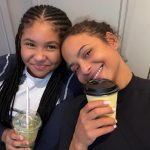 Christina Milian Instagram - Life Lately 🥰 1. More 🚞 Love 2. Homework & Girl Time àla cafe 3. Journal & Plan til’ year end 4. The Curls were a vibe honey! Still are. 5. Papa & the boys race Paris 6. The Best Team. 7. 2 Hats and what? 8. Tour of the Year en’ France goes to.. 9. French Mani. I like. 💅🏾 10. Night run to Arc de Triumph.