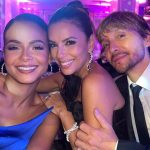 Christina Milian Instagram - It’s all about giving back with good friends. #GlobalGiftGala #GivingBlue Had such a good time with some new and old friends! 🌎🎗️@evalongoria @mariarbravo Four Seasons Hotel George V Paris