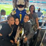 Christina Milian Instagram – Who’s house?! RAMS HOUSE! Last night was a success for the home team @rams!! Had to take a quick pic with RAMPAGE! 🐏 #WinnerWinner #ramshouse #Larams