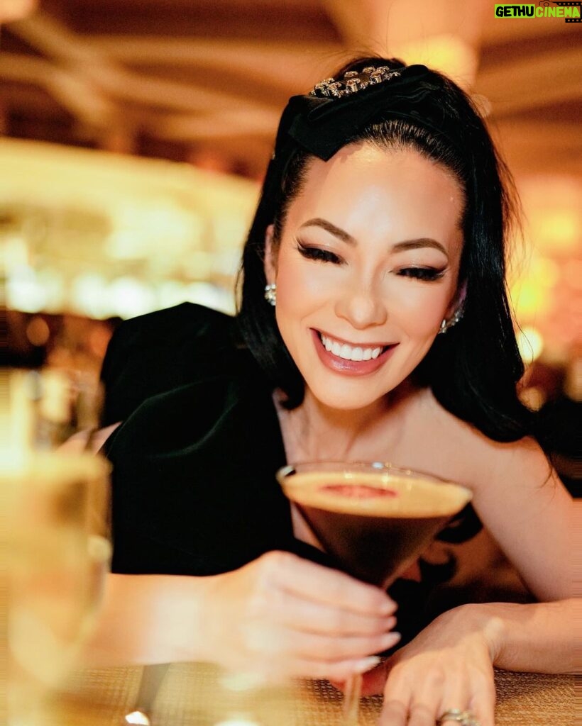 Christine Chiu Instagram - It’s giving WYNNer 🏆🎲 Dinner by the Lake of Dreams followed by a VIP #awakeningshow experience 😋😍 What are your #NYE plans tonight?! 👇🏻 @maisonwynn @wynnlasvegas #maisonwynn Wynn Las Vegas