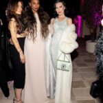 Christine Chiu Instagram - A perfect dinner party doesn’t ex— ✨Paris by the beach for the decadent annual @rogervivier holiday soirée Hosted by incomparable @gherardofelloni @laurabrown99 @kiernanshipka and with my ride or die OG bestie @stacie64130 📸 @victoriasirakovaphotographer Pacific Palisades