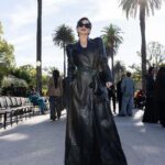 Christine Chiu Instagram - Hancock Park is was not ready for this! Home is where the traffic, sweatsuits, Ugg boots, and erewhon’s at ;) #Balenciaga takes LA Los Angeles, California