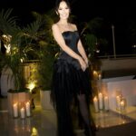 Christine Chiu Instagram - Couples who Chanel together stay together.. amiright @drchiubhps @chanelofficial haha 🍾💎 Date night in my #chanel #highjewelry #wheat collection and in one of my faves #karllagerfeld archival 1995 runway dress 🖤 Thank you Chanel fam @jtgnyc1 @catp0515 @every_other_name_is_taken @778maryam Peggy Yassine 🫶