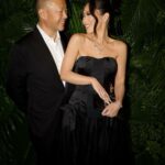 Christine Chiu Instagram - Couples who Chanel together stay together.. amiright @drchiubhps @chanelofficial haha 🍾💎 Date night in my #chanel #highjewelry #wheat collection and in one of my faves #karllagerfeld archival 1995 runway dress 🖤 Thank you Chanel fam @jtgnyc1 @catp0515 @every_other_name_is_taken @778maryam Peggy Yassine 🫶