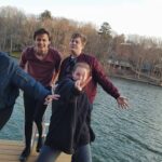 Christopher Briney Instagram - Sometimes a dance break is the only answer Lake Gaston