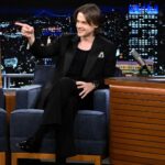 Christopher Briney Instagram - @chrisbriney_ talks @meangirls and @thesummeriturnedpretty TONIGHT! #FallonTonight 📷 @toddowyoung The Tonight Show Starring Jimmy Fallon