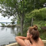 Cindy Crawford Instagram – Lake life 🛶