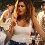 Cindy Crawford Instagram – Couldn’t stop laughing when I first heard this song – and had so much fun making a cameo in @thatchickangel’s music video. The outrageous and campy lyrics make this the kind of summer song that reminds us not to take it all so seriously 😂 Cheers everybody🍹