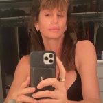 Cindy Crawford Instagram - Not exactly trauma bangs. Just testing!✂️