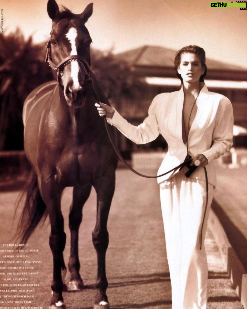 Cindy Crawford Instagram - Horse girl at heart 🐎❤️ #TBT