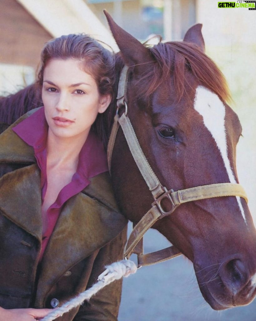 Cindy Crawford Instagram - Horse girl at heart 🐎❤️ #TBT