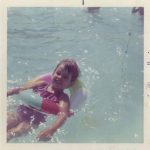 Cindy Crawford Instagram - Water baby - nothing’s changed! #FBF