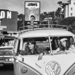 Cindy Crawford Instagram - If I had to do a road trip with anyone in a VW van, @helenachristensen would be on my short list. Besides being smart and beautiful, Helena is fun and funny and just plain cool. Thanks @davidyarrow for letting us play dress up for a good cause ❤️