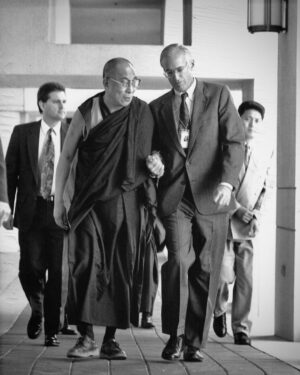 Clark Gregg Instagram - Look, I’m sure your dad is cool, but Is he ‘rolling  with His Holiness The Dalai Lama holding  hands’ cool? Happy Father’s Day, Dad. Love you a million.