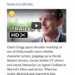 Clark Gregg Instagram - My lost indie love child Trust Me getting some love in @nytimes today. (See link in bio) Now streaming on @hbomax