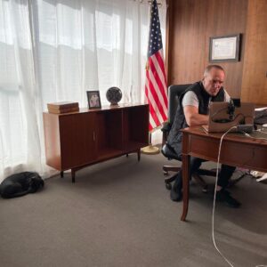 Clark Gregg Instagram - Bring your puppy to work day. #secretproject #arenttheyall #pardonthedramaface