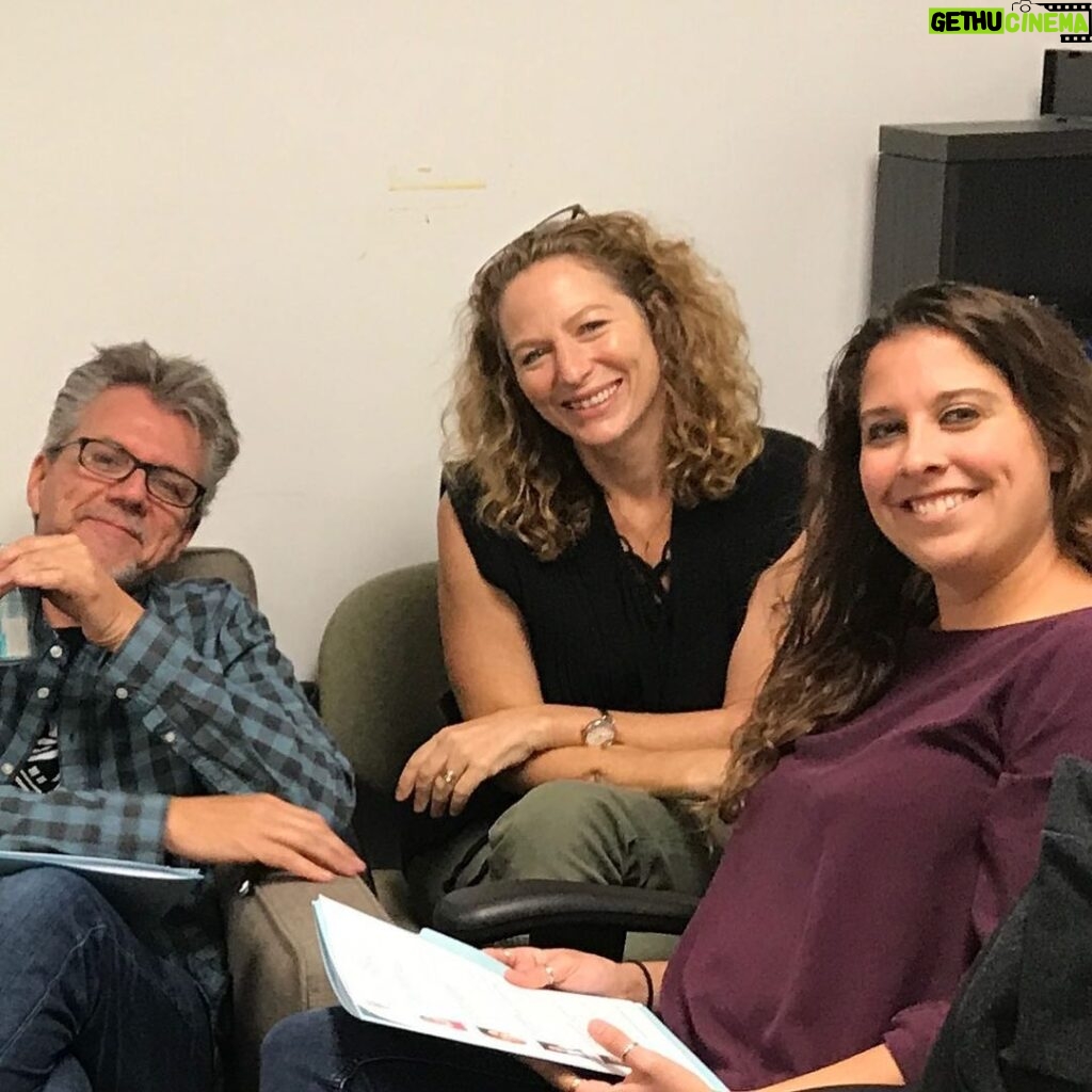 Clark Gregg Instagram - A show is only as good as its cast each week. Big time #agentsofshield #BTS thank you to the legend, Sarah Finn (pictured here w EP, Jeff Bell and Marvel exec @wendywillming) Hannah Cooper, Krista Husar, Tamara Hunter and all the badasses at @sarahfinncasting