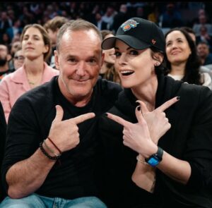 Clark Gregg Instagram - Let’s go @nyknicks with my girl @jaimiealexander #ladysif