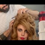 Claudia Gerini Instagram - La signora Morel! Preparazione sul set di Diabolik!😘⭐️ @mmanetti #strawberryblonde #cinema #actress