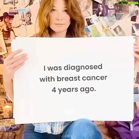 Claudia Schiffer Instagram - Thank you, @carlabruniofficial for this powerful message. Courageous, beautiful, and an iconic strong woman. I’m full of admiration. ❤❤❤ October is #BreastCancerAwarenessMonth and it’s so important that women get regular checkups.