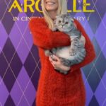 Claudia Schiffer Instagram – #ArgylleMovie press day 2! @chipthecat was such a diva about getting a tour of #TheArgylleExperience ❤️