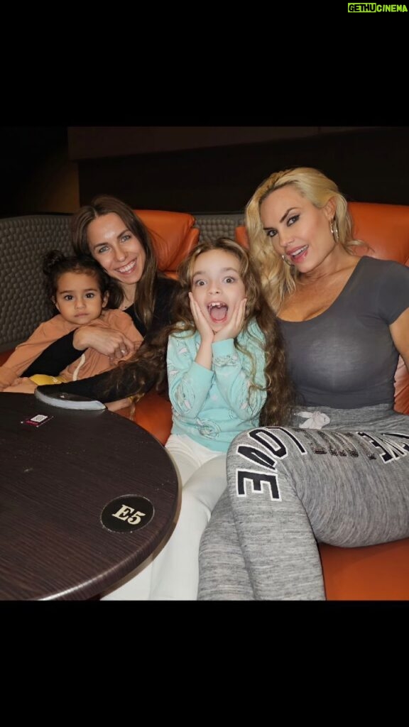 Coco Austin Instagram - Took our Germany friends @di_borninbulgaria and baby to watch @taylorswift in concert at out favorite spot @ipic theater. We're regulars there,they know us well😄 We were feeling very Swiftly!! Lol IPIC