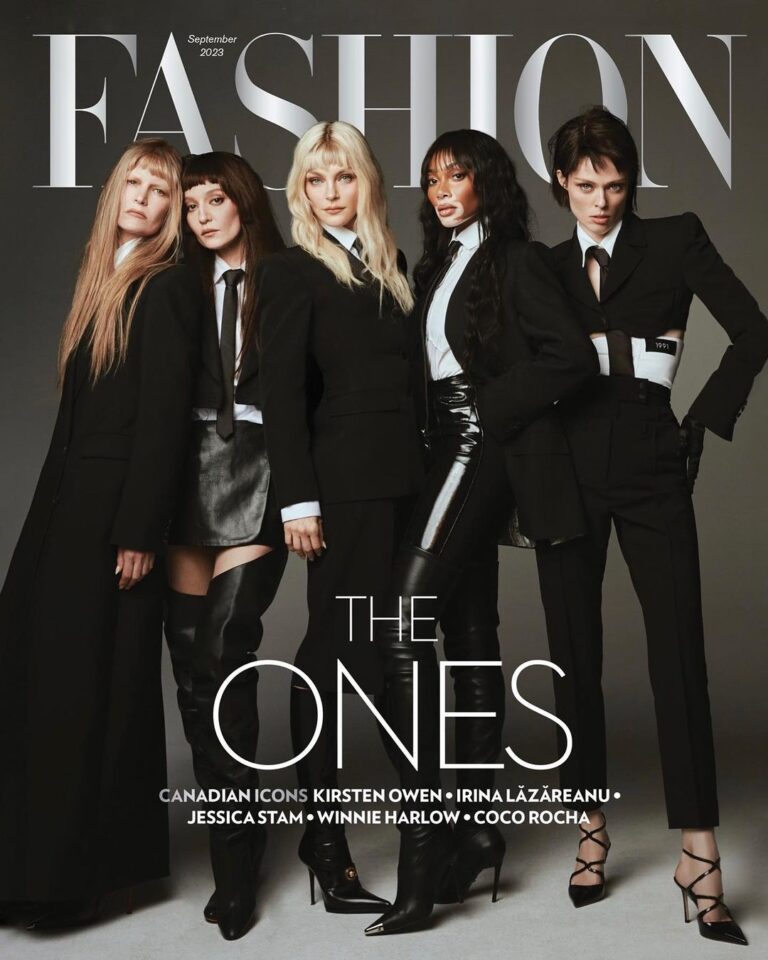Coco Rocha Instagram - Proud to be featured with the iconic @kirsten.owen, @irina_lazareanu, @jessicastamofficial and @winnieharlow in @fashioncanada’s September 2023 issue! Photography by @gregswalesart - Creative Direction @georgeantono1 - Styling by @ashleygalang - Hair by @dimitrishair - Makeup by @sooparkmakeup - Nails by @nailnori - Produced by @AlexeyG - Art Direction by @daniellesuzanne_ - Words by @bernadettemorra - Special thanks @PublicImagemgmt - Wearing @dolcegabbana @jimmychoo @ysl and @anthonyvaccarello 🖤 Toronto, Ontario
