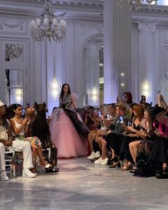Coco Rocha Instagram - What an honor to close @csiriano’s iconic 15th anniversary show last night with @siamusic - loved this moment 💕 The Pierre Hotel