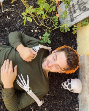 Cody Christian Instagram - Sending you all warm embraces. Happy Halloween, be safe 🎃