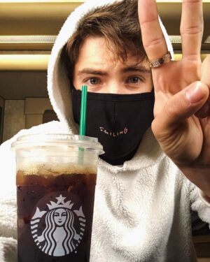Cody Christian Instagram - Smile today. ❤️✌️also, how do you take your coffee?